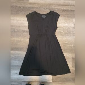 White Sierra Black Mini Dress